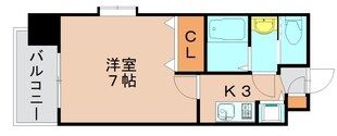 箱崎駅 徒歩2分 9階の物件間取画像